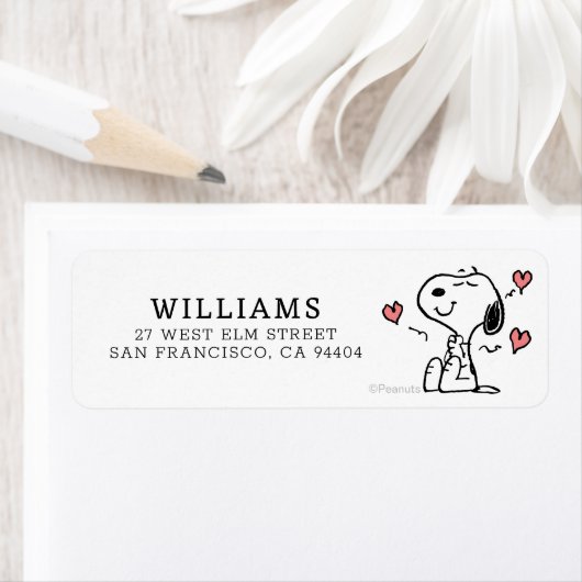 pinda's | Snoopy Hearts Etiket (Insitu)