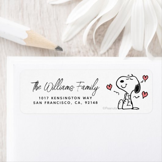 pinda's | Snoopy Hearts Etiket (Insitu)