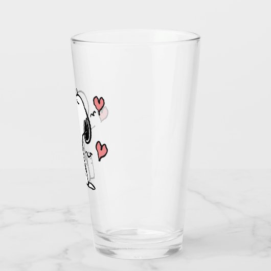 pinda's | Snoopy Hearts Glas (Links)