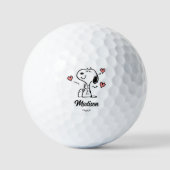 pinda's | Snoopy Hearts Golfballen (Voorkant)