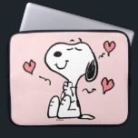 pinda's | Snoopy Hearts Laptop Sleeve<br><div class="desc">Bekijk dit leuke Peanuts-ontwerp met Snoopy.</div>