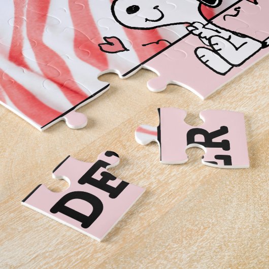 pinda's | Snoopy Hearts Legpuzzel (Zijkant)