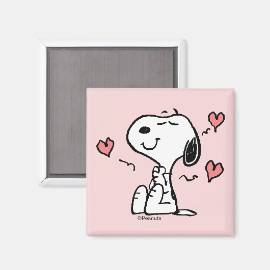 pinda's | Snoopy Hearts Magneet (Voorkant / Achterkant)