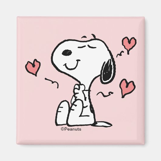 pinda's | Snoopy Hearts Magneet (Voorkant)