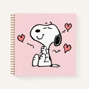 pinda's   Snoopy Hearts Notitieboek