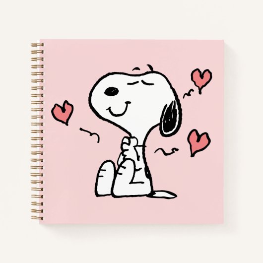 pinda's | Snoopy Hearts Notitieboek (Voorkant)