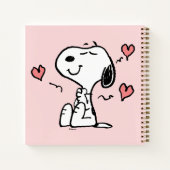 pinda's | Snoopy Hearts Notitieboek (Achterkant)