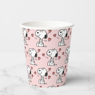 pinda's   Snoopy Hearts Papieren Bekers