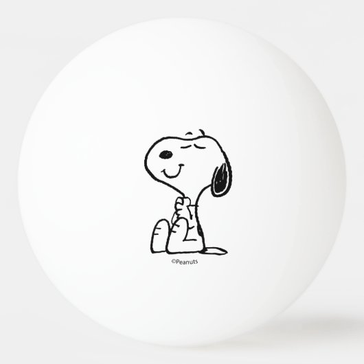 pinda's | Snoopy Hearts Pingpongbal (Achterkant)
