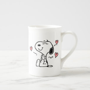 pinda's   Snoopy Hearts Porselein Kop