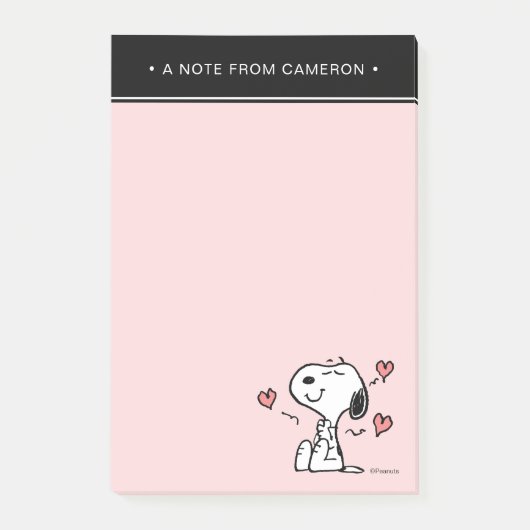 pinda's | Snoopy Hearts Post-it® Notes (Voorkant)