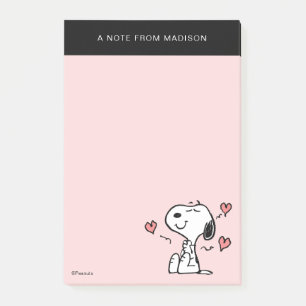pinda's Snoopy Hearts Post-it® Notes