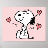 pinda's | Snoopy Hearts Poster (Voorkant)
