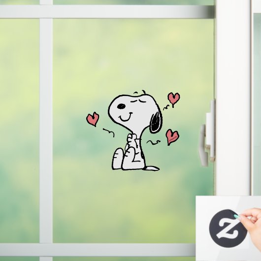 pinda's | Snoopy Hearts Raamsticker (Huis)