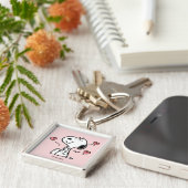 pinda's | Snoopy Hearts Sleutelhanger (Zijkant)