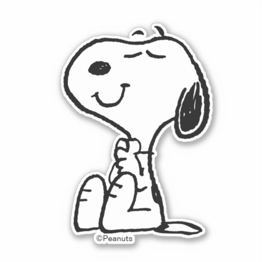 pinda's | Snoopy Hearts Sticker (Voorkant)