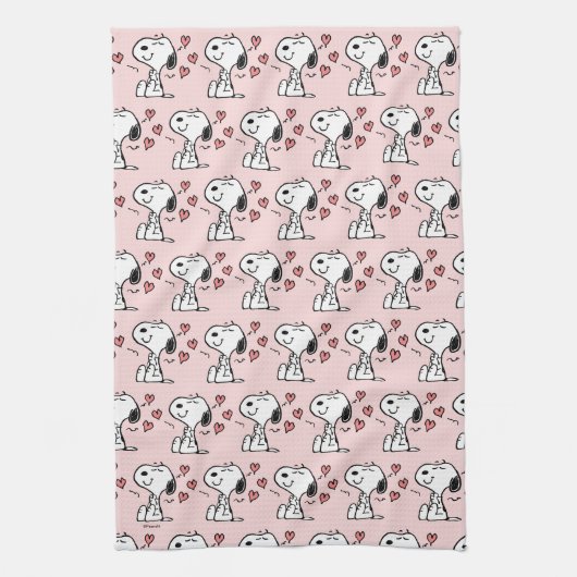 pinda's | Snoopy Hearts Theedoek (Verticaal)