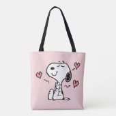 pinda's | Snoopy Hearts Tote Bag (Achterkant)