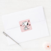pinda's | Snoopy Hearts Vierkante Sticker (Envelop)