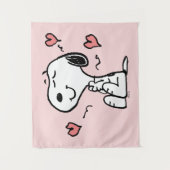 pinda's | Snoopy Hearts Wandkleed (Voorkant)