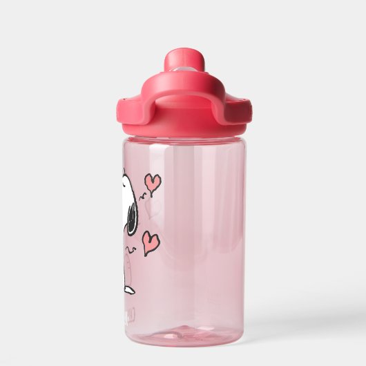 pinda's | Snoopy Hearts Waterfles (Achterkant)