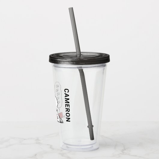 pinda's | Snoopy Ho Ho Eetgerecht Acryl Drinkbeker (Links)