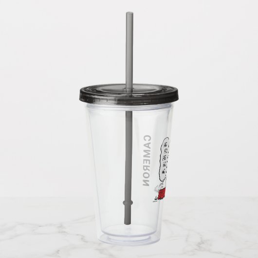 pinda's | Snoopy Ho Ho Eetgerecht Acryl Drinkbeker (Rechts)