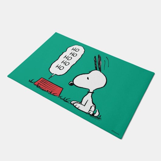 pinda's | Snoopy Ho Ho Eetgerecht Deurmat (Schuin)