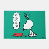 pinda's | Snoopy Ho Ho Eetgerecht Deurmat (Voorkant)