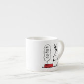 pinda's | Snoopy Ho Ho Eetgerecht Espresso Kop (Voorkant rechts)