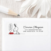 pinda's | Snoopy Ho Ho Eetgerecht Etiket (Insitu)