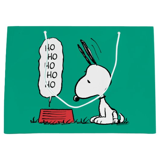 pinda's | Snoopy Ho Ho Eetgerecht Groot Cadeauzakje (Voorkant)
