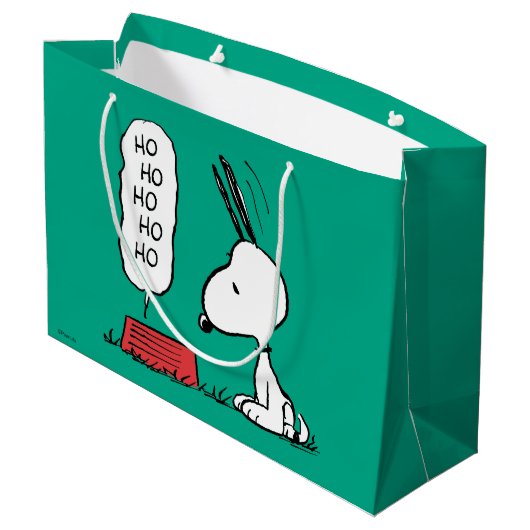 pinda's | Snoopy Ho Ho Eetgerecht Groot Cadeauzakje (Achterkant Gekanteld)