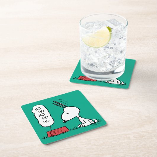 pinda's | Snoopy Ho Ho Eetgerecht Kartonnen Onderzetters (Insitu)