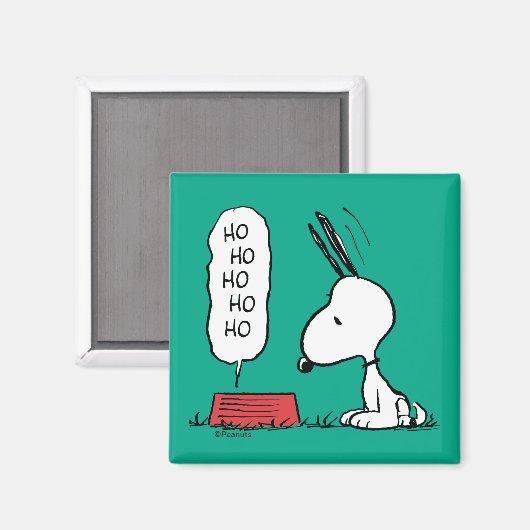 pinda's | Snoopy Ho Ho Eetgerecht Magneet (Voorkant / Achterkant)