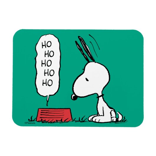 pinda's | Snoopy Ho Ho Eetgerecht Magneet (Horizontaal)