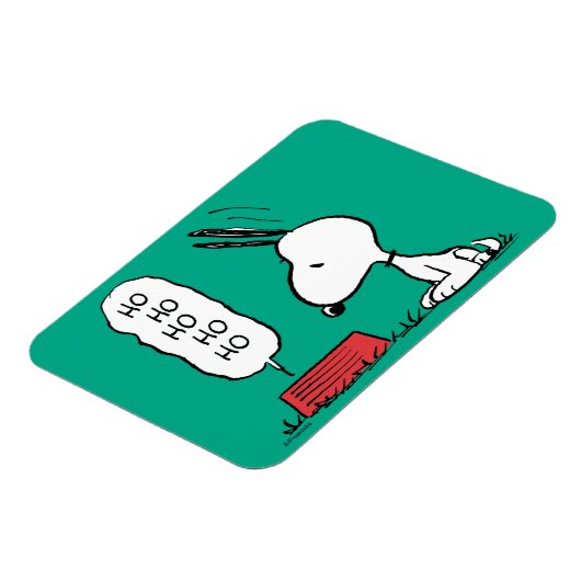 pinda's | Snoopy Ho Ho Eetgerecht Magneet (Linkerzijde)