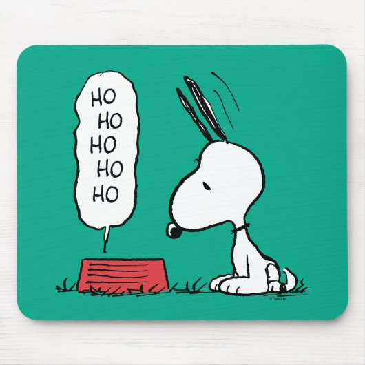 pinda's | Snoopy Ho Ho Eetgerecht Muismat (Voorkant)