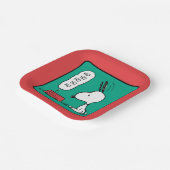 pinda's | Snoopy Ho Ho Eetgerecht Papieren Bordje (Gebogen)
