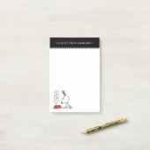pinda's | Snoopy Ho Ho Eetgerecht Post-it® Notes (Op bureau)
