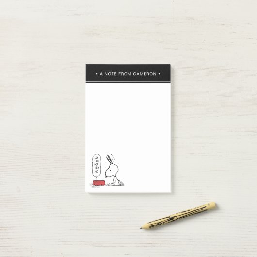 pinda's | Snoopy Ho Ho Eetgerecht Post-it® Notes (Op bureau)