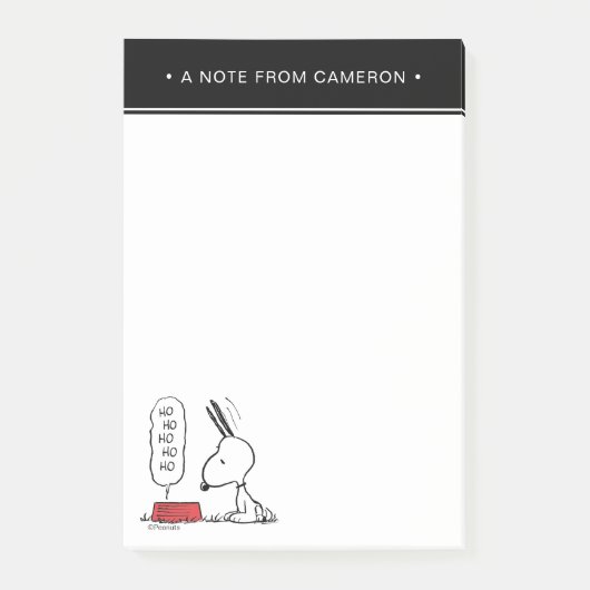 pinda's | Snoopy Ho Ho Eetgerecht Post-it® Notes (Voorkant)