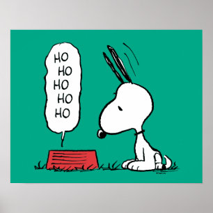 pinda's   Snoopy Ho Ho Eetgerecht Poster