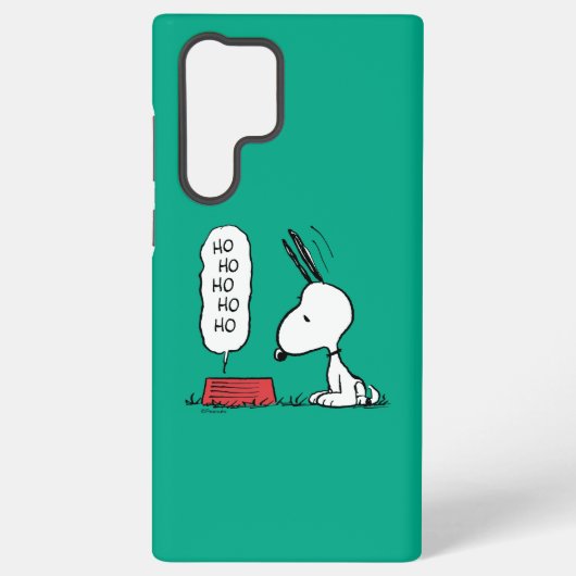 pinda's | Snoopy Ho Ho Eetgerecht Samsung Galaxy Hoesje (Achterkant)