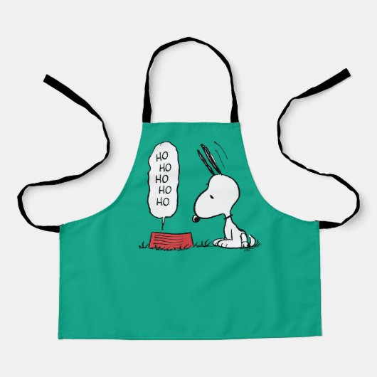pinda's | Snoopy Ho Ho Eetgerecht Schort (Voorkant)