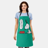 pinda's | Snoopy Ho Ho Eetgerecht Schort (Gedragen)