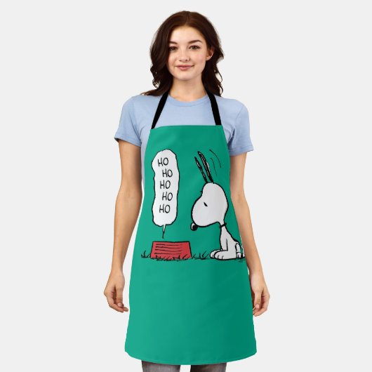 pinda's | Snoopy Ho Ho Eetgerecht Schort (Gedragen)