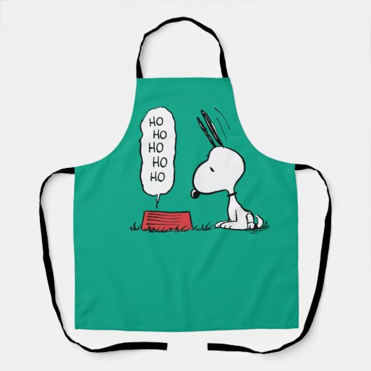 pinda's | Snoopy Ho Ho Eetgerecht Schort (Voorkant)