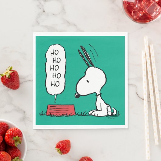 pinda's | Snoopy Ho Ho Eetgerecht Servet (Insitu)