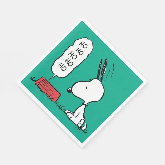 pinda's | Snoopy Ho Ho Eetgerecht Servet (Hoek)